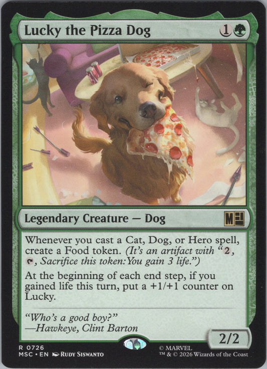 Lucky the Pizza Dog