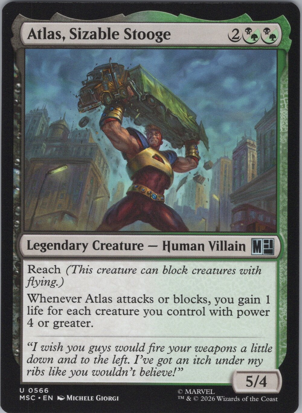 Atlas, Sizable Stooge
