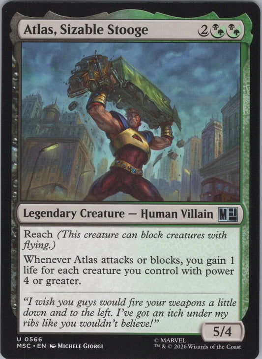 Atlas, Sizable Stooge