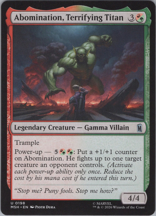 Abomination, Terrifying Titan