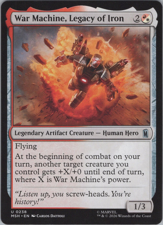 War Machine, Legacy of Iron