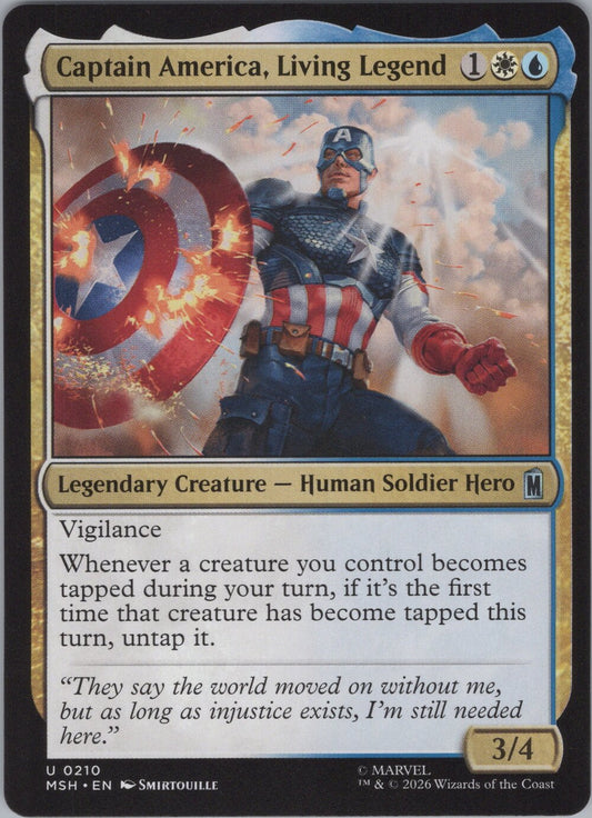 Captain America, Living Legend