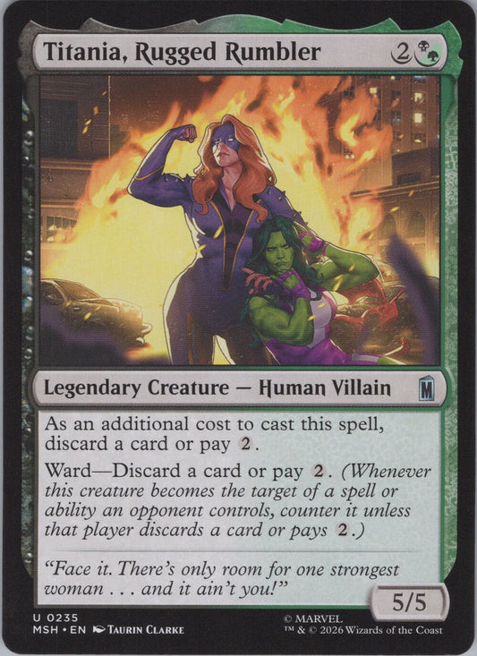 Titania, Rugged Rumbler