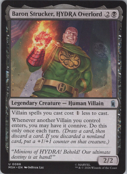 Baron Strucker, HYDRA Overlord