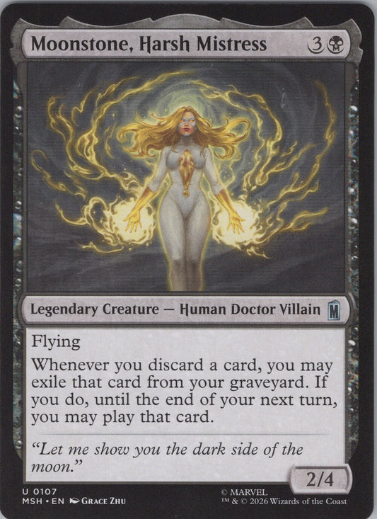 Moonstone, Harsh Mistress