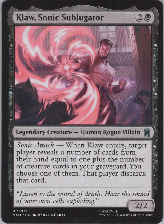 Klaw, Sonic Subjugator