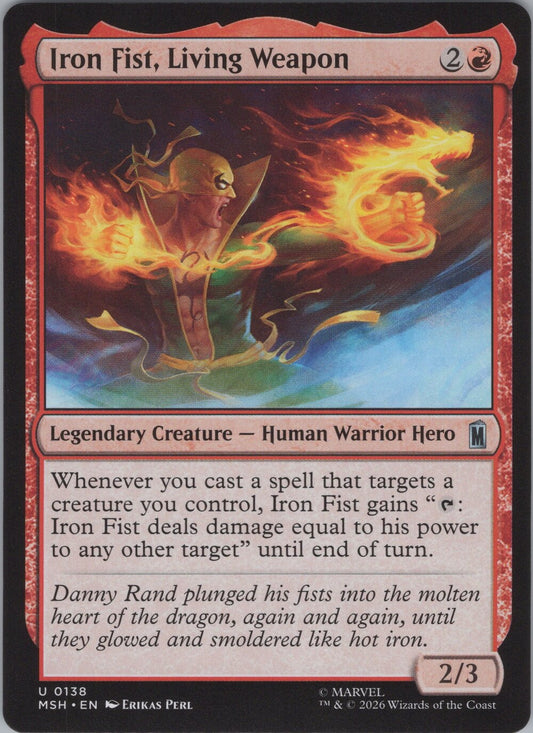 Iron Fist, Living Weapon