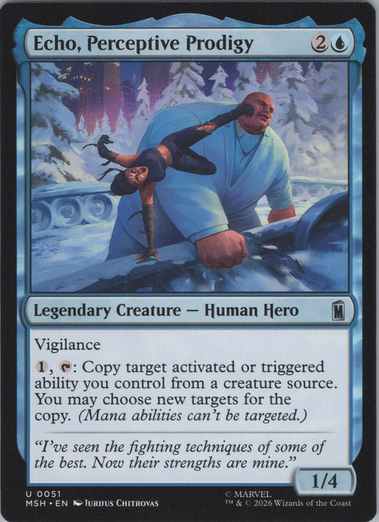 Echo, Perceptive Prodigy