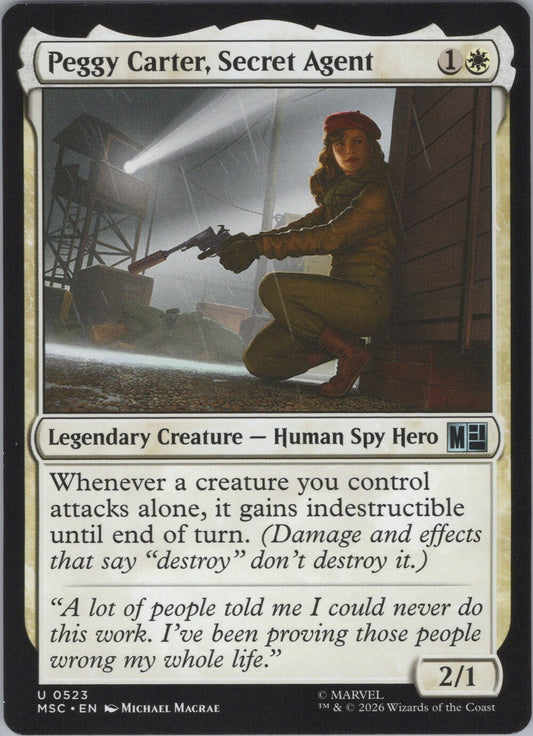 Peggy Carter, Secret Agent