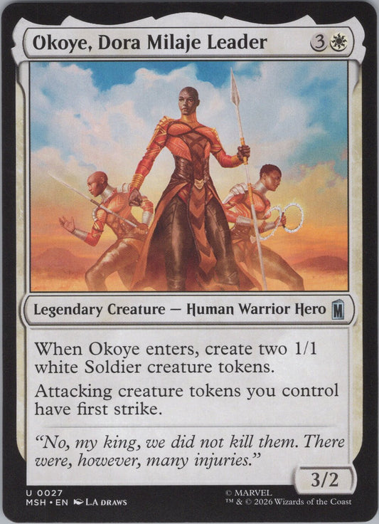 Okoye, Dora Milaje Leader