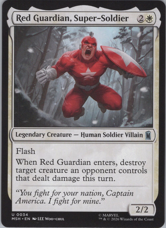 Red Guardian, Super-Soldier