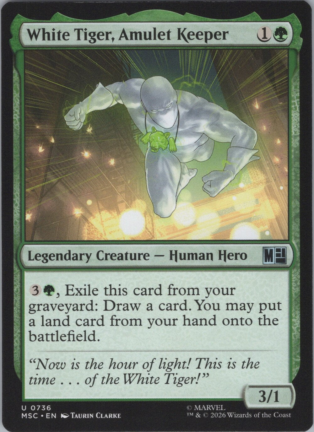 White Tiger, Amulet Keeper