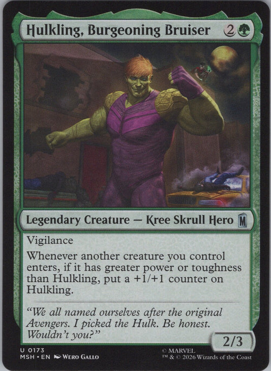 Hulkling, Burgeoning Bruiser