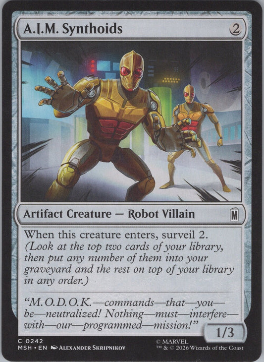A.I.M. Synthoids