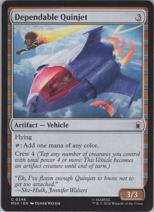 Dependable Quinjet
