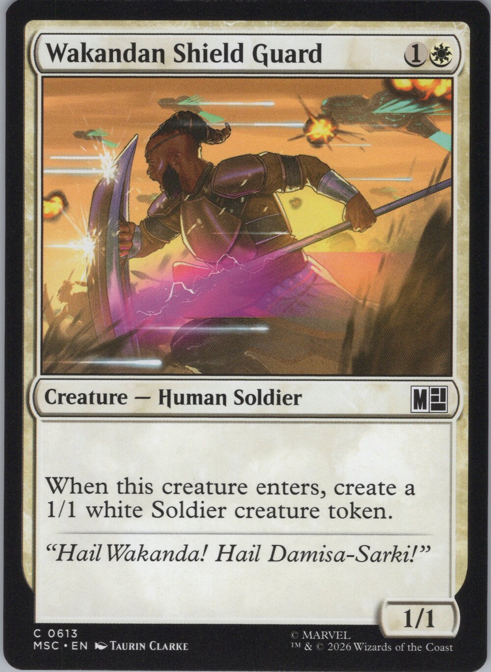 Wakandan Shield Guard