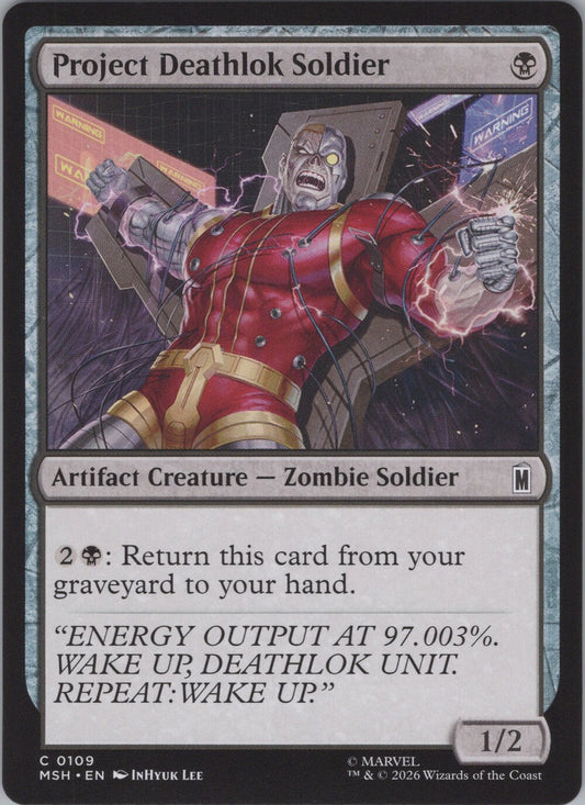 Project Deathlok Soldier