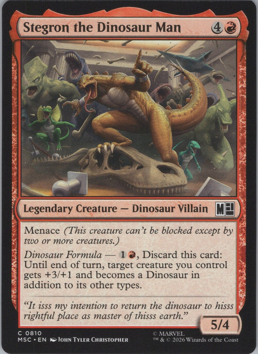 Stegron the Dinosaur Man