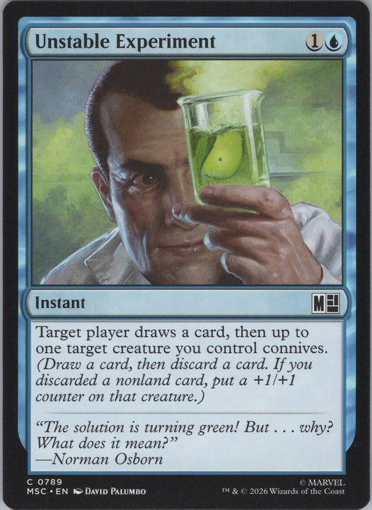 Unstable Experiment