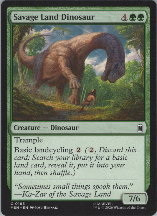 Savage Land Dinosaur