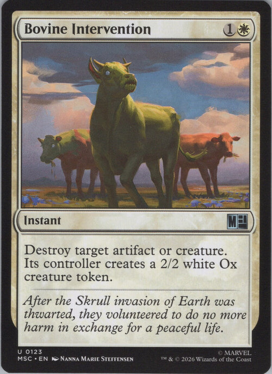 Bovine Intervention
