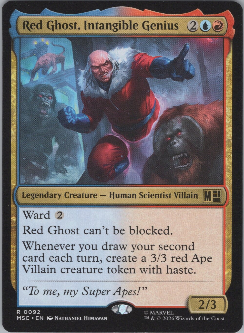 Red Ghost, Intangible Genius