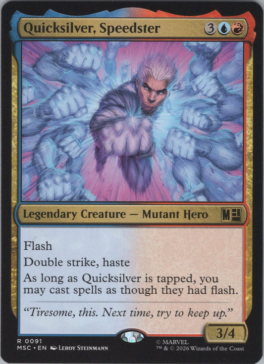 Quicksilver, Speedster