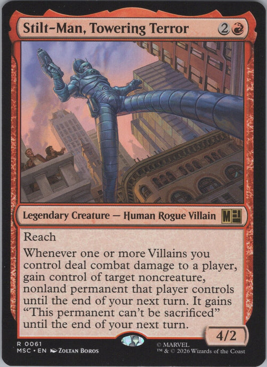 Stilt-Man, Towering Terror