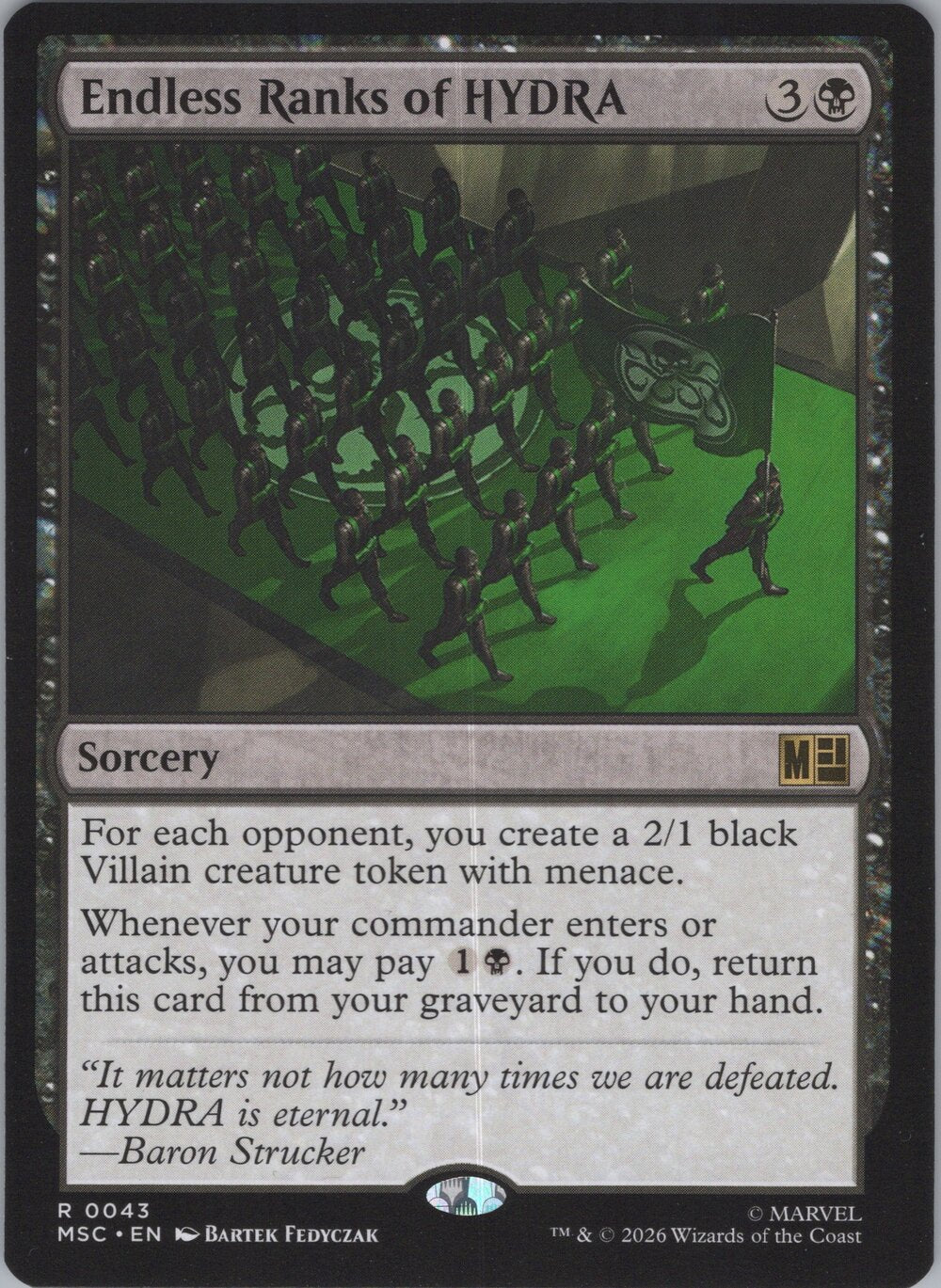 Endless Ranks of HYDRA