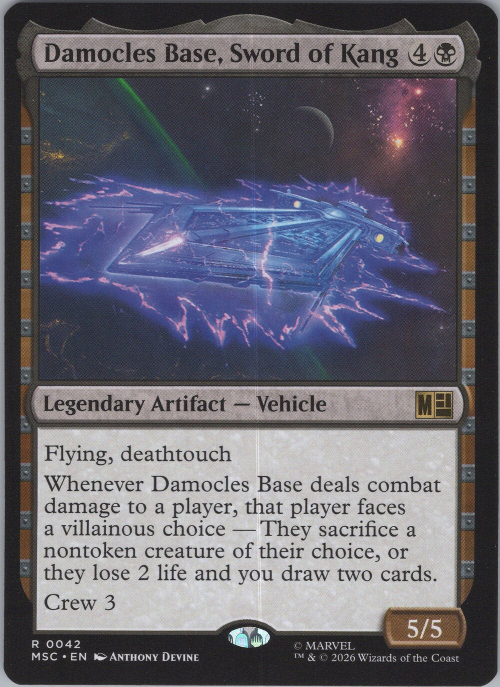 Damocles Base, Sword of Kang