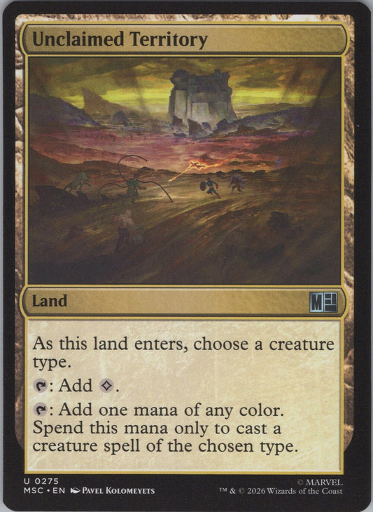 Unclaimed Territory