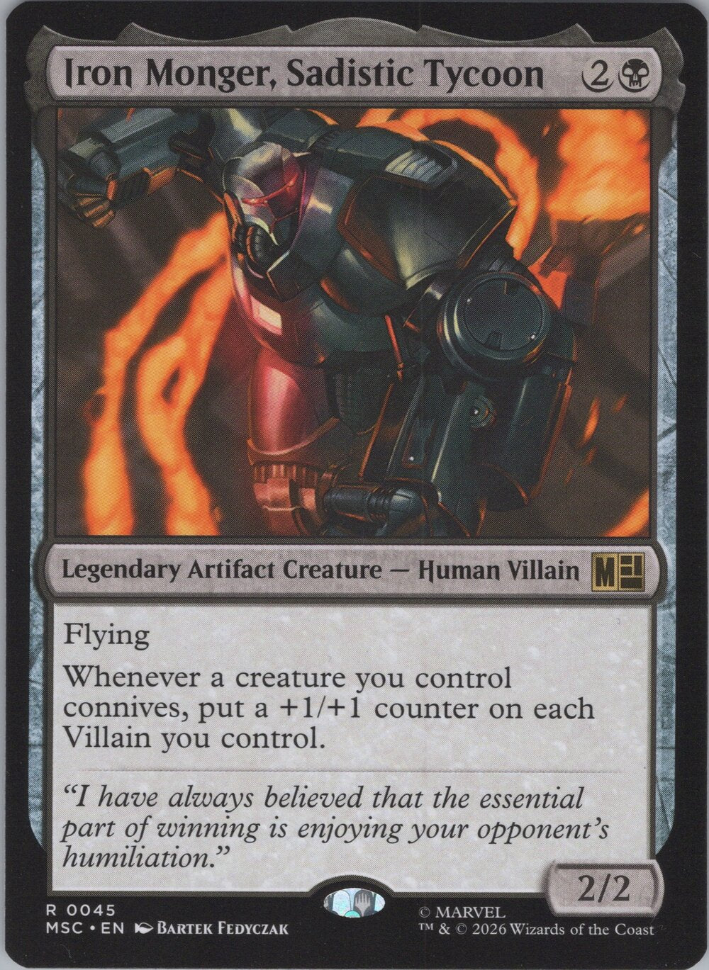 Iron Monger, Sadistic Tycoon