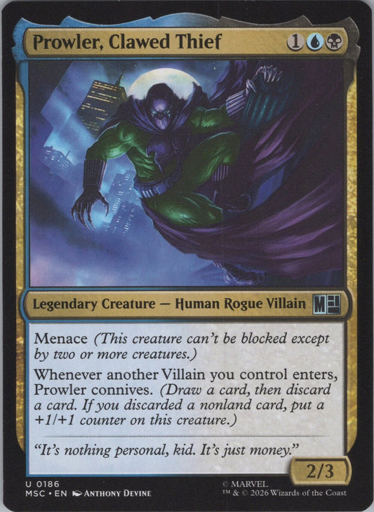 Prowler, Clawed Thief