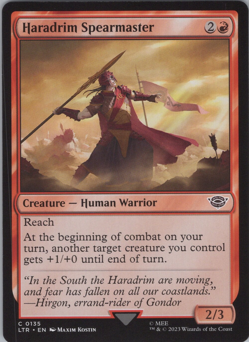 Haradrim Spearmaster