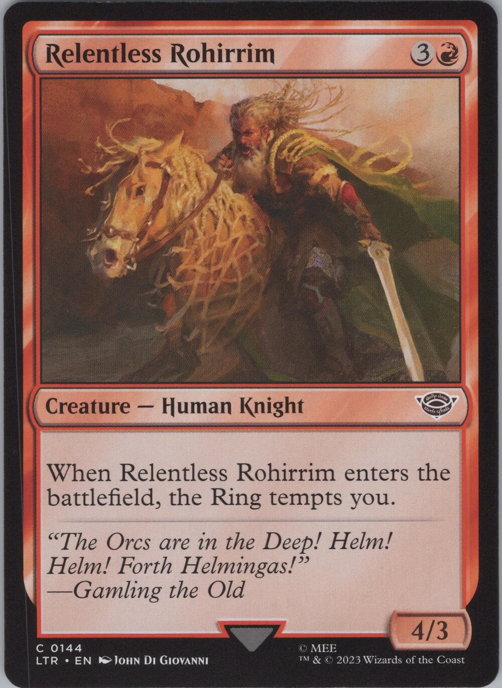 Relentless Rohirrim