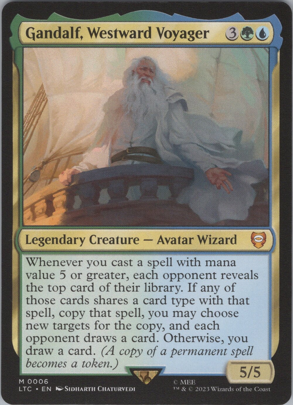 Gandalf, Westward Voyager