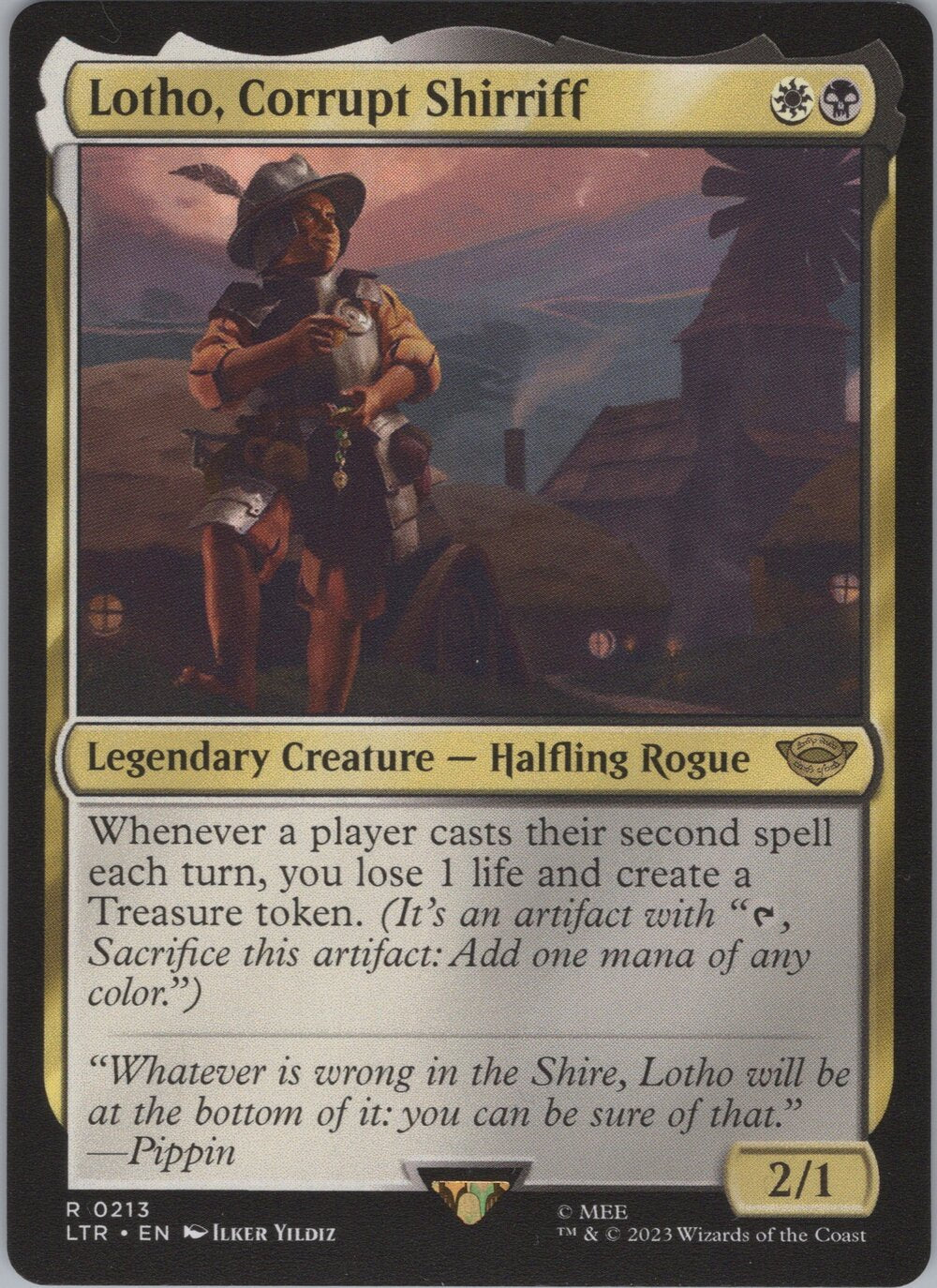Lotho, Corrupt Shirriff