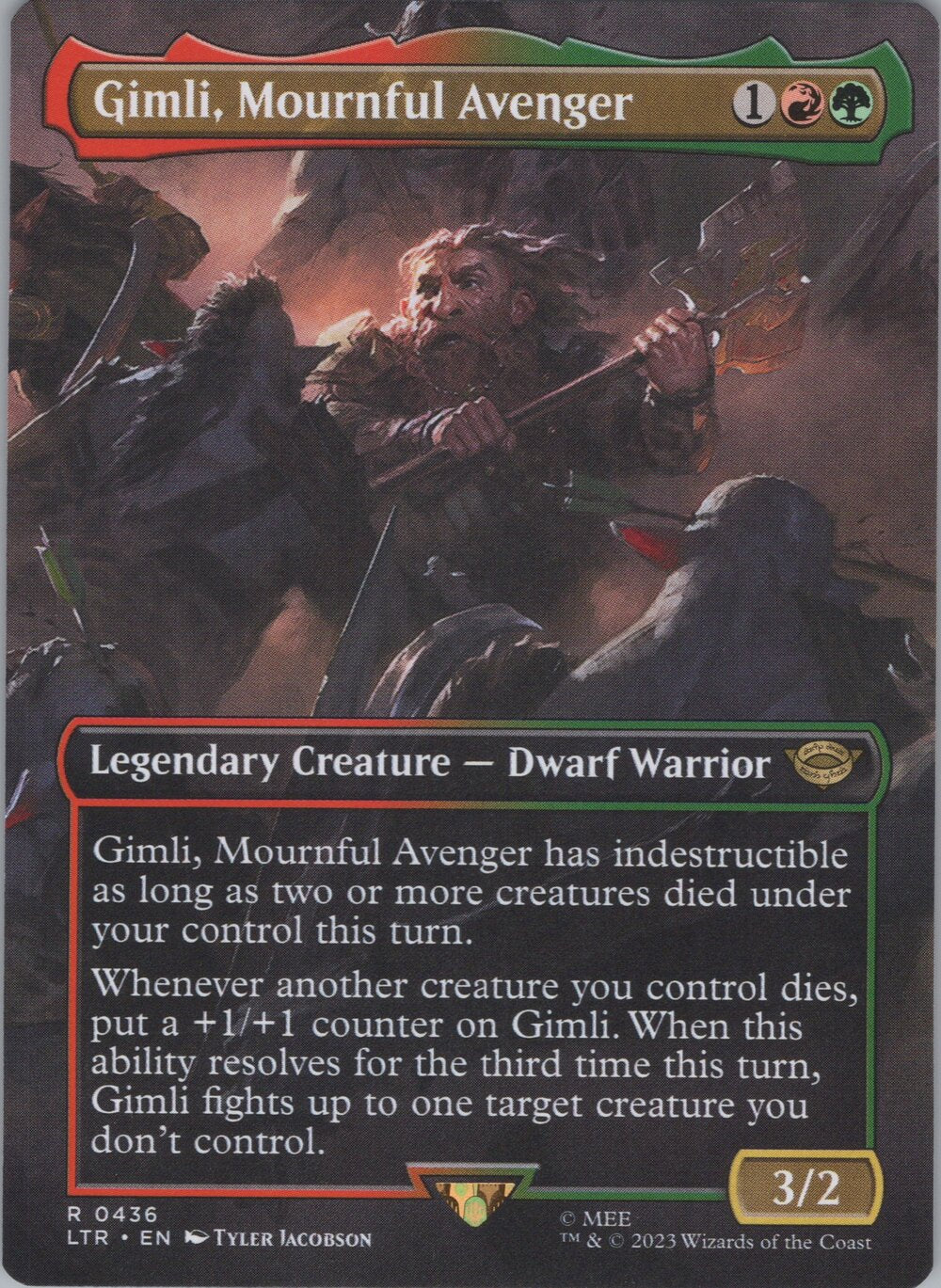 Gimli, Mournful Avenger