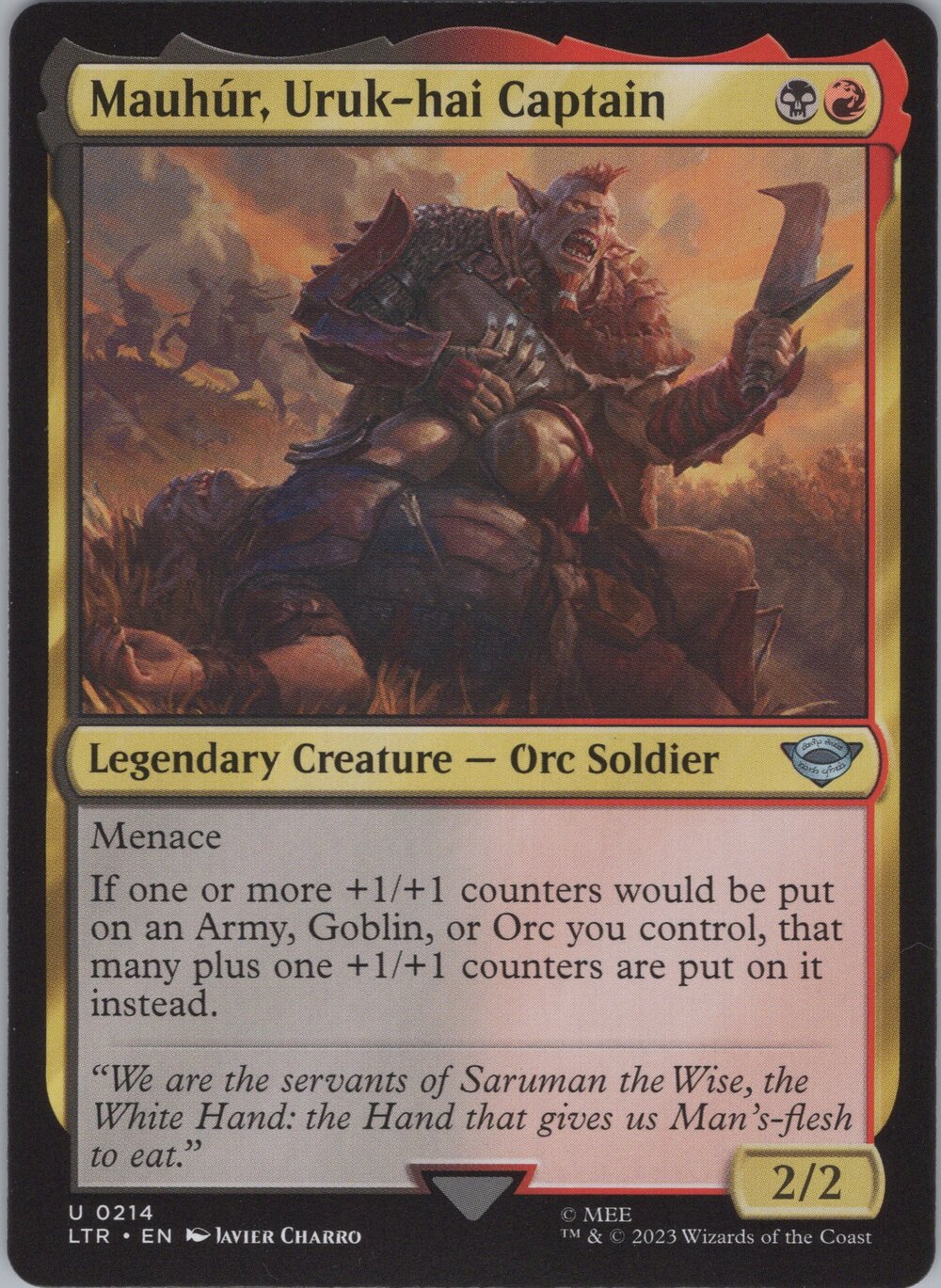 Mauhúr, Uruk-hai Captain