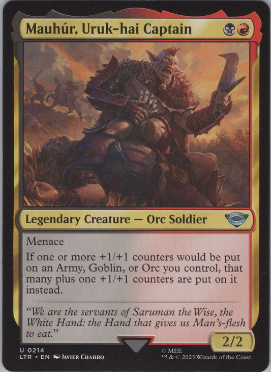 Mauhúr, Uruk-hai Captain