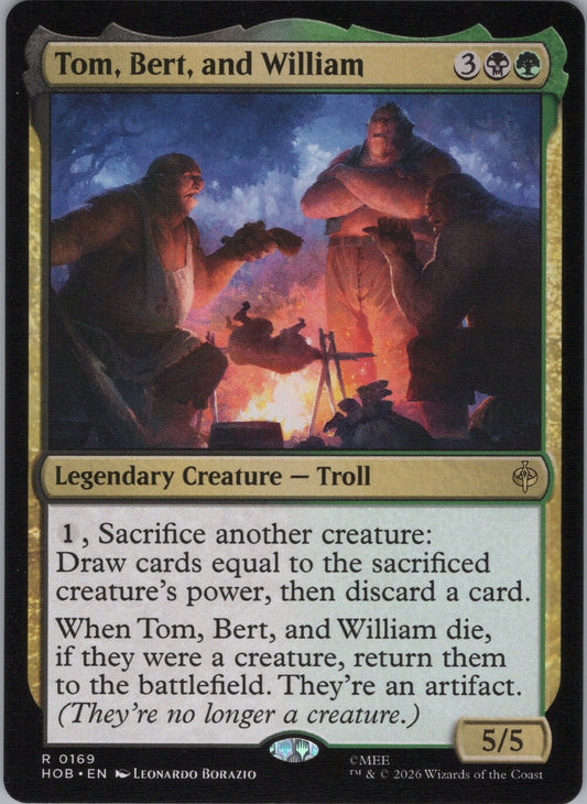 Tom, Bert, and William