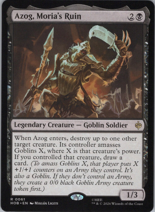 Azog, Moria's Ruin