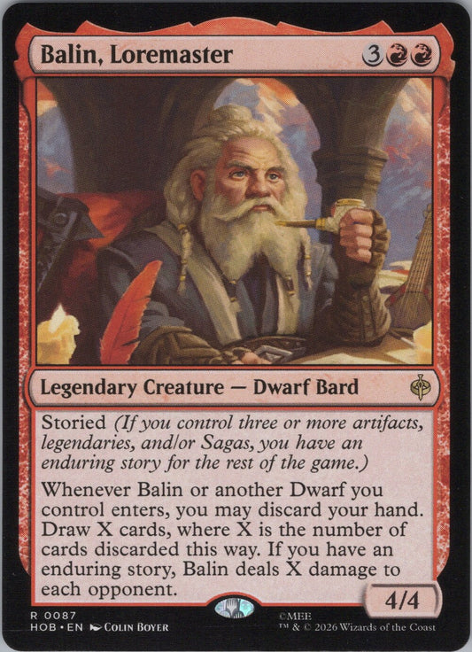 Balin, Loremaster