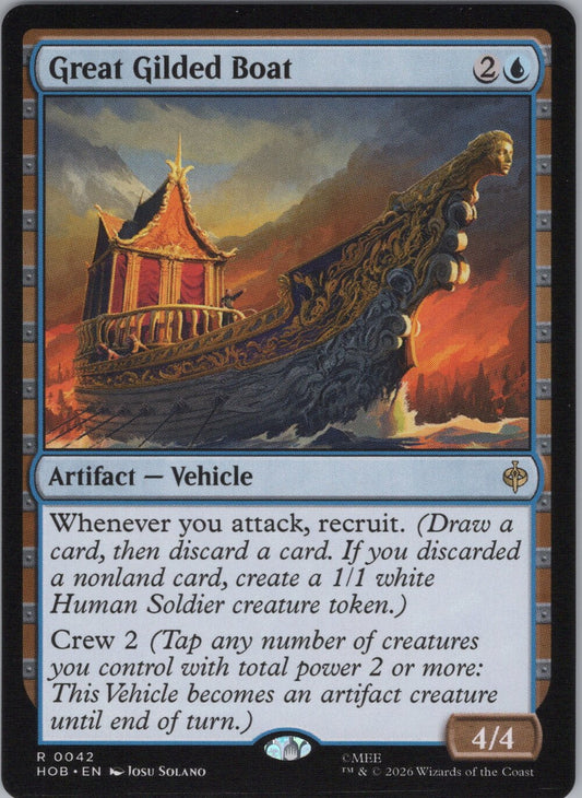 Great Gilded Boat
