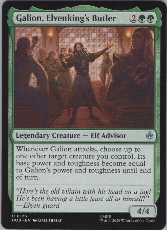 Galion, Elvenking's Butler