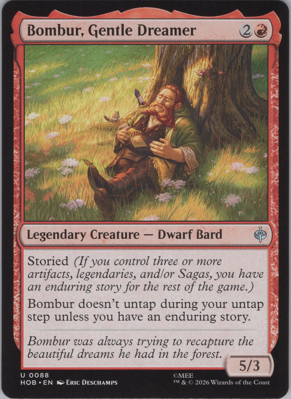Bombur, Gentle Dreamer