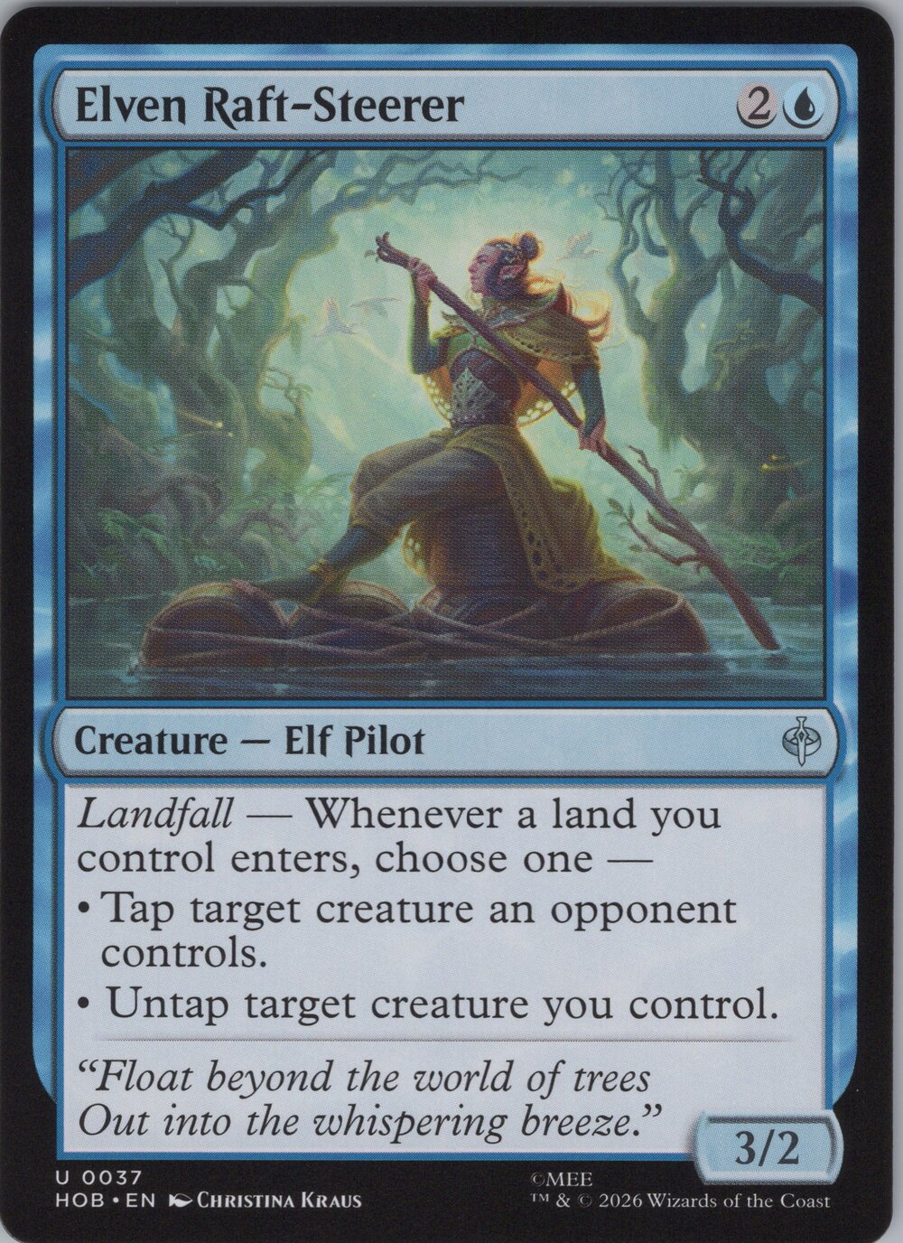 Elven Raft-Steerer