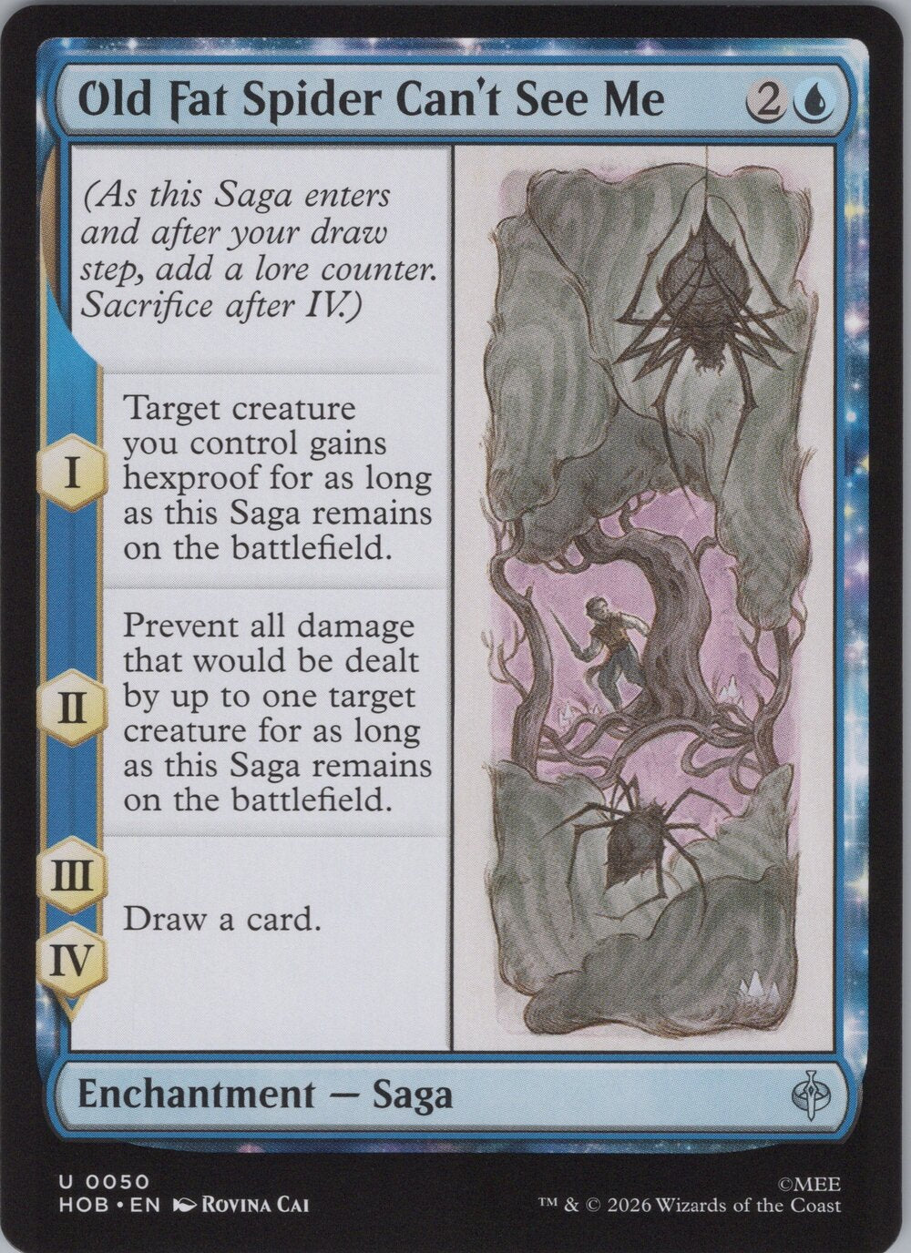 Old Fat Spider Can't See Me