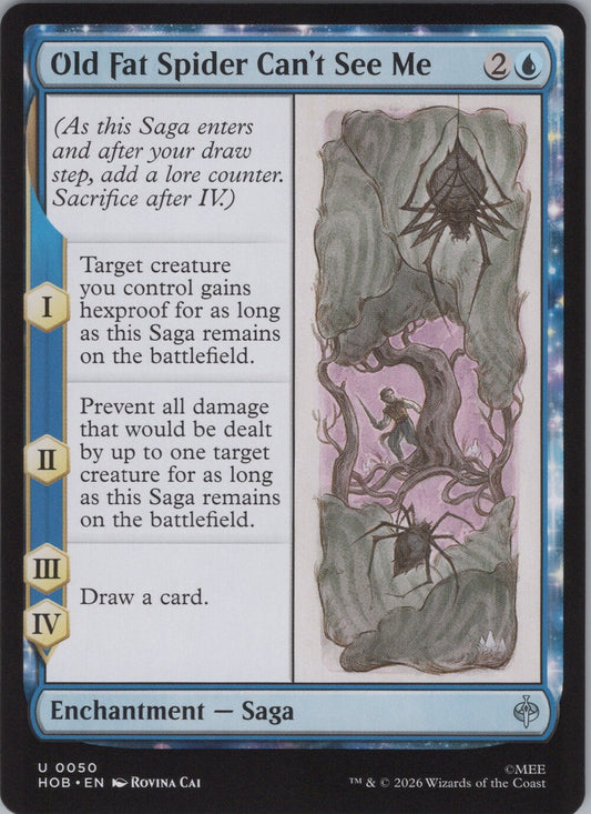 Old Fat Spider Can't See Me