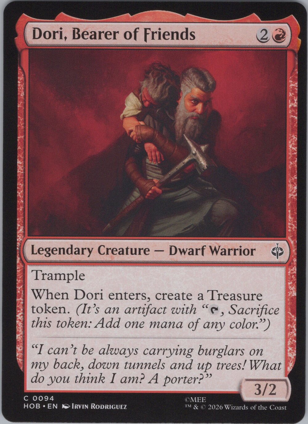 Dori, Bearer of Friends